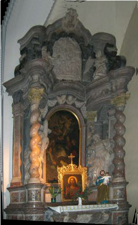oltar sv. Jožefa